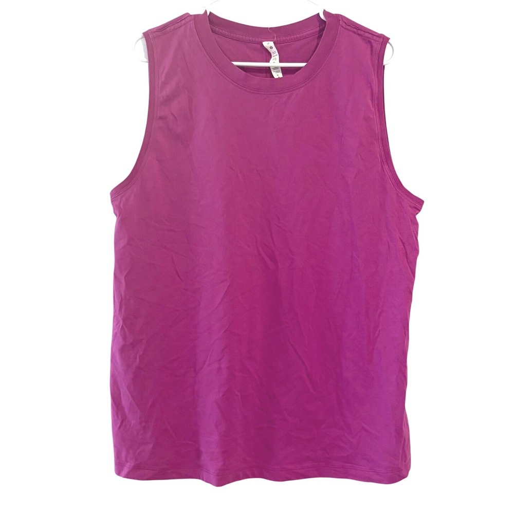 Lululemon Love Tank Top Magenta Purple Pima Cotton SIZE 12